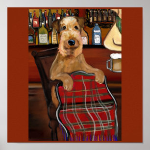 Airedale Terrier Poster