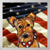 AIREDALE TERRIER POSTER (Voorkant)
