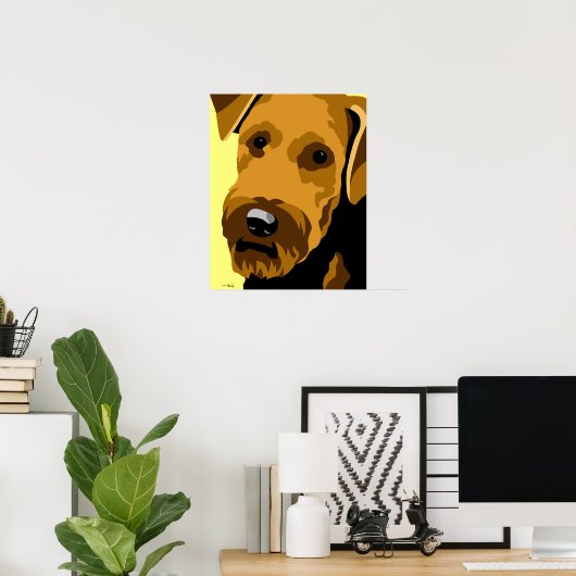 Airedale Terrier Posters (Thuiskantoor)