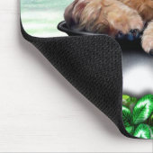 Airedale Terrier Pot of Gold Muismat (Hoek)