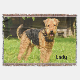 Airedale Terrier Puppy Dog Deken