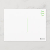 Airedale Terrier Puppy Dog Green Briefkaart (Achterkant)