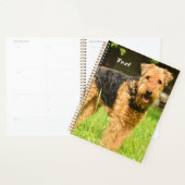 Airedale Terrier Puppy Dog Planner (Display)