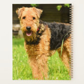 Airedale Terrier Puppy Dog Planner (Achterkant)