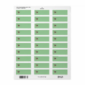 Airedale Terrier Return Label (Full Sheet)