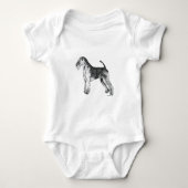Airedale Terrier Romper (Voorkant)
