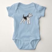 Airedale Terrier Romper (Voorkant)