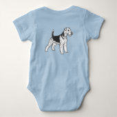 Airedale Terrier Romper (Achterkant)