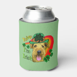 Airedale Terrier Saint Patricks Day Blikjeskoeler