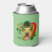 Airedale Terrier Saint Patricks Day Blikjeskoeler (Blikje Achterkant)