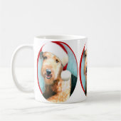 Airedale Terrier Santa Koffiemok (Links)