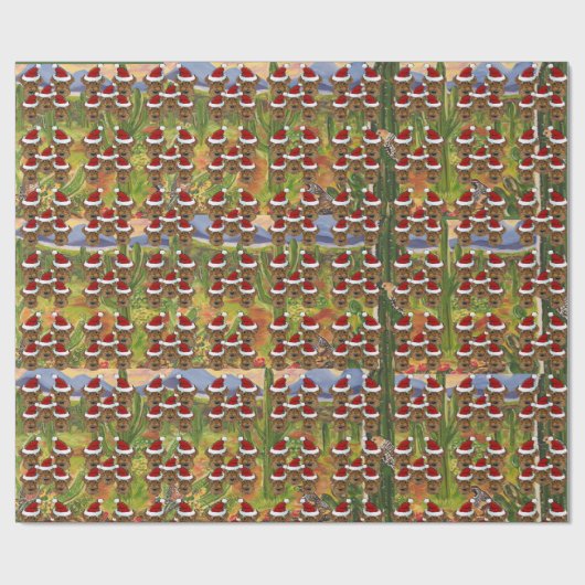 Airedale Terrier Santas Cadeaupapier (Vlak)