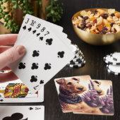  Airedale Terrier schilderij Pokerkaarten (Insitu)