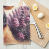  Airedale Terrier schilderij Theedoek (Quarter Fold)