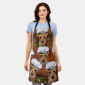 Airedale Terrier Schort (Gedragen)