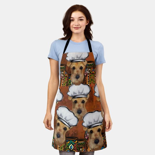 Airedale Terrier Schort (Gedragen)