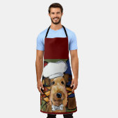 Airedale Terrier Schort (Gedragen)