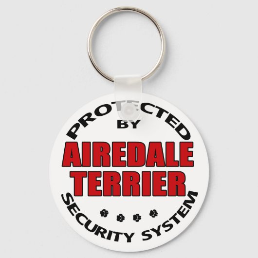 Airedale Terrier Security Sleutelhanger (Voorkant)