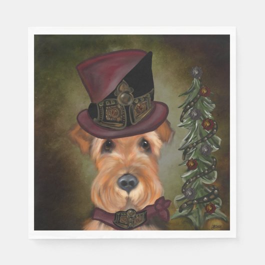 AIREDALE TERRIËR SERVET (Voorkant)