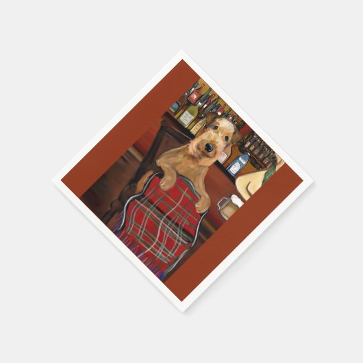 Airedale Terrier Servet (Hoek)