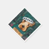 Airedale Terrier  Servet (Hoek)