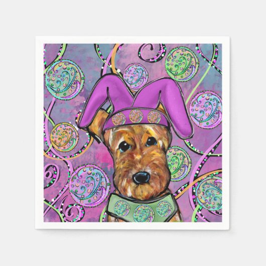 AIREDALE TERRIËR SERVET (Voorkant)