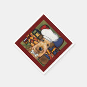 Airedale Terrier Servet (Hoek)