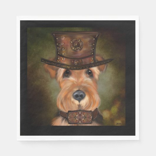 AIREDALE TERRIËR SERVET (Voorkant)