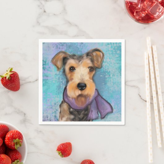 Airedale Terrier Servet (Insitu)