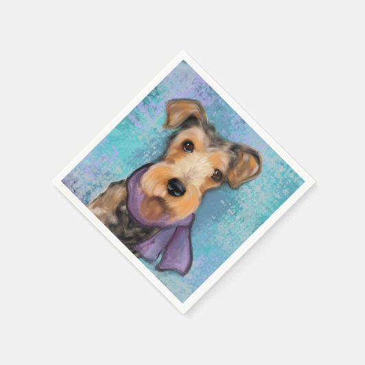 Airedale Terrier Servet (Hoek)