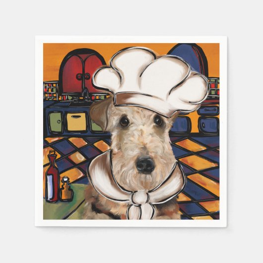 Airedale Terrier Servet (Voorkant)