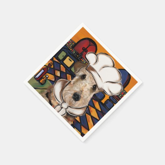 Airedale Terrier Servet (Hoek)