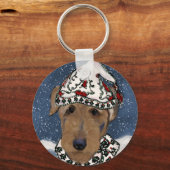 AIREDALE TERRIËR SLEUTELHANGER (Voorkant)