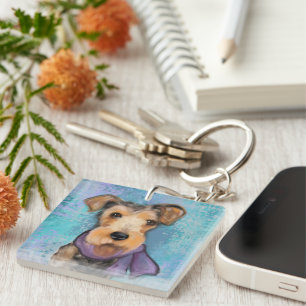 Airedale Terrier Sleutelhanger