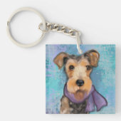 Airedale Terrier Sleutelhanger (voorkant)