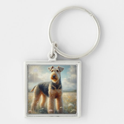 Airedale Terrier Sleutelhanger (Voorkant)
