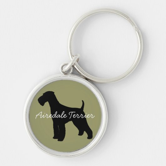 Airedale Terrier Sleutelhanger (Voorkant)