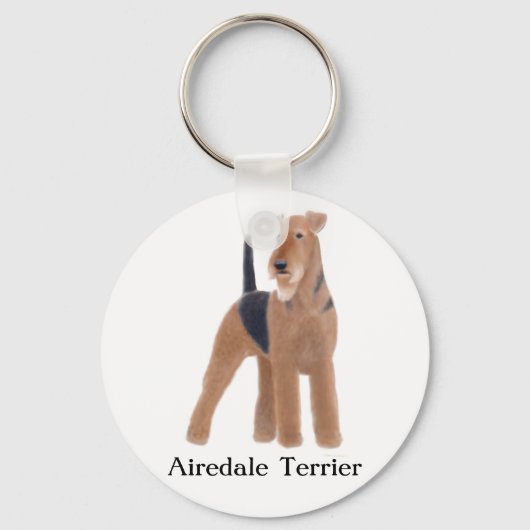 Airedale Terrier Sleutelhanger (Voorkant)