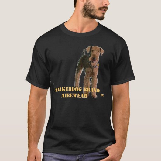 Airedale Terrier "Sneakerdog" T-Shirt (Voorkant)