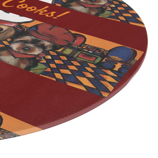 Airedale Terrier Snijplank (Hoek)