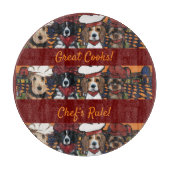 Airedale Terrier Snijplank (Voorkant)