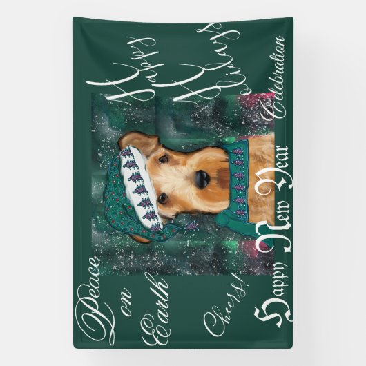 Airedale Terrier Spandoek (Verticaal)
