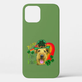 Airedale Terrier St. Patrick's Day iPhone 12 Pro Hoesje