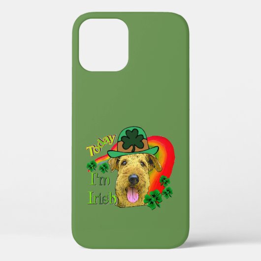 Airedale Terrier St. Patrick's Day Case-Mate iPhone Case (Achterkant)