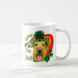 Airedale Terrier St. Patrick's Day Koffiemok