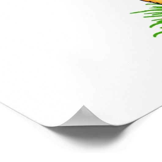 Airedale Terrier St. Patrick's Day Leprechaun Poster (Hoek)