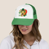 Airedale Terrier St. Patrick's Day Trucker Pet (In situ)