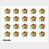 Airedale Terrier St. Patrick's Day Vierkante Sticker (Vel)