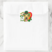 Airedale Terrier St. Patrick's Day Vierkante Sticker (Tas)