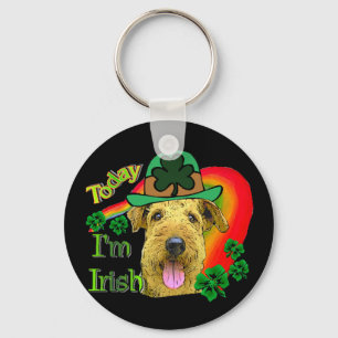 Airedale Terrier St Patricks Sleutelhanger